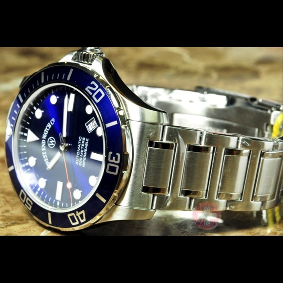 West End Watch Swiss Auto Sapphire Blue Bezel Blue - Picture 2 of 16